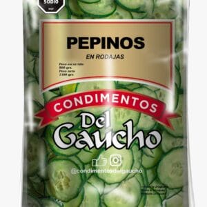 Pepinos en rodajas Del Gaucho
