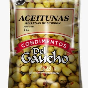 Aceitunas rellenas de morrón Del Gaucho 1 Kg