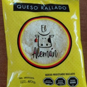 Queso rallado fino  40 g EL ALEMAN